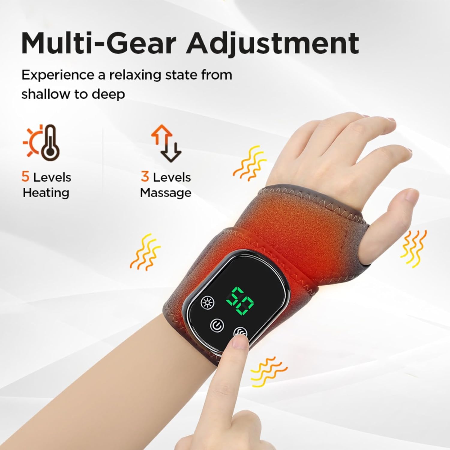 nuviol Reflow for Carpal Tunnel Original - New & Improved 2026 Model, Carpal Tunnel Relief Wrist Aid (One Size,Grey-X1PCS)