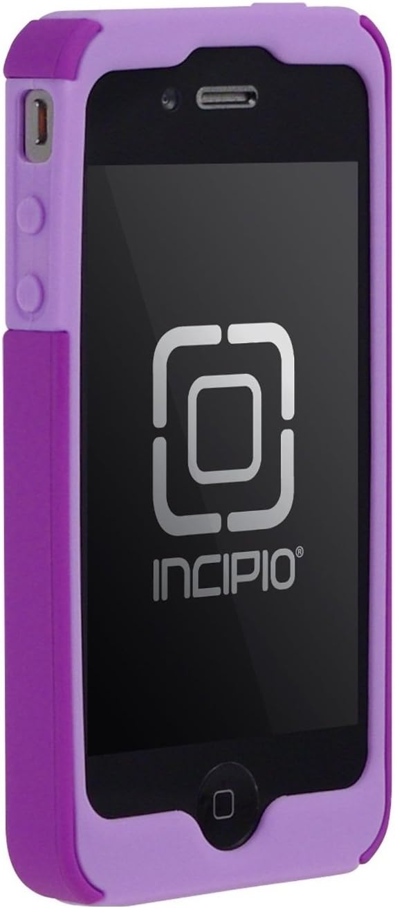 Incipio iPhone 4/4S SILICRYLIC Hard Shell Case with Silicone Core - 1 Pack - Carrying Case - Retail Packaging - Purple