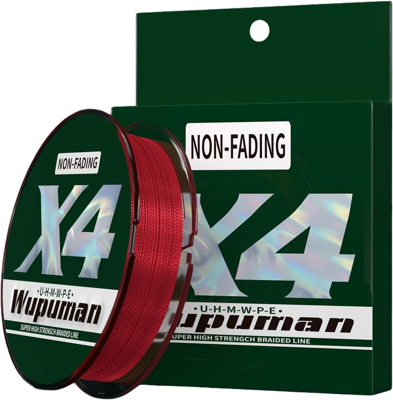 Braided Fishing Line 4 Strands (Non-Fading) Super 100% PE （LBS:6/8/10/15/20/30/40/50/60/70/80/90/100/130/150/200(150M 300M 500M 1000M)