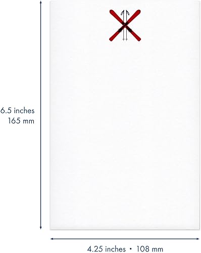 Miniatura 6 de Bloc de notas de la bandera estadounidense de 4 x 6 pulgadas, papelería fina para escritorio de oficina y encimera de cocina regalo considerado para