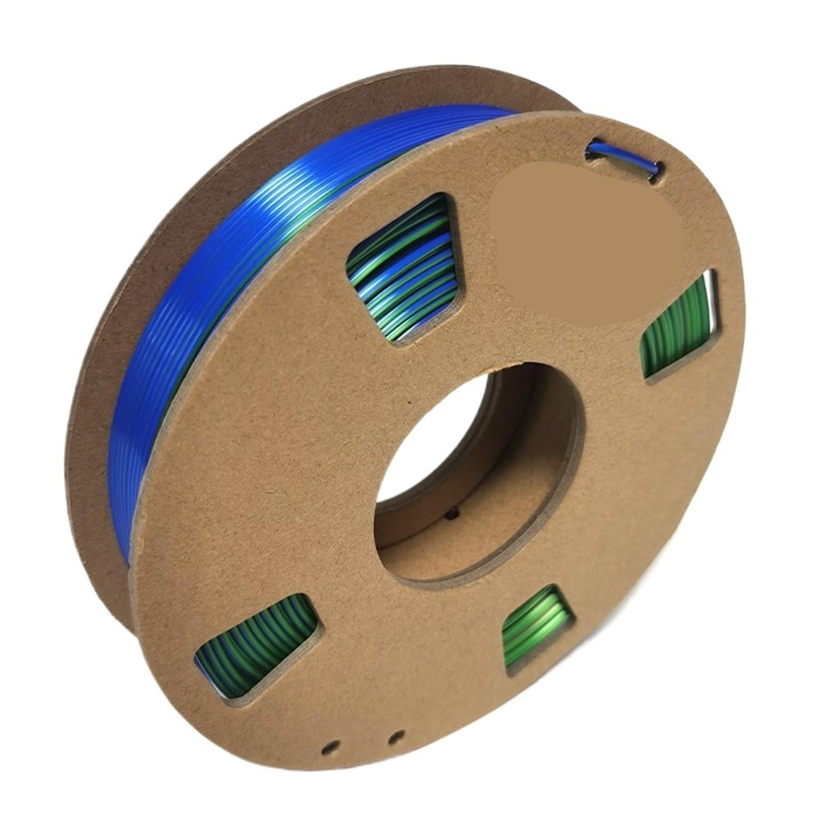 Filament PLA tricolore soyeux non filandreux 1,75 mm 250 g/bobine for imprimante 3D(Red Blue Green)