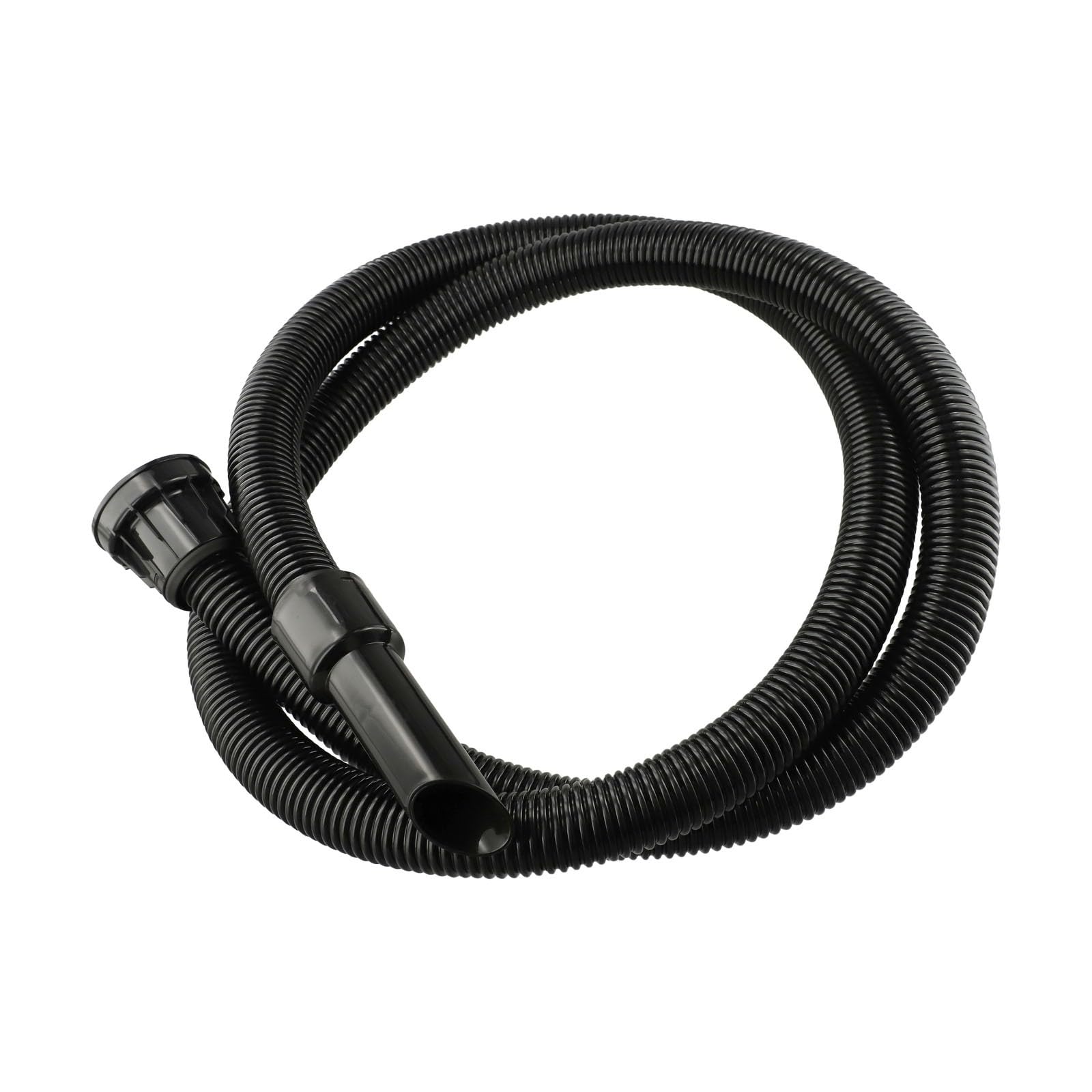 EasyByMall Juego de manguera de vacío para limpiadores Numatic Henry, James, Harry y Basil, kit de repuesto negro de 2,5 m con adaptador y boquilla de succión plana