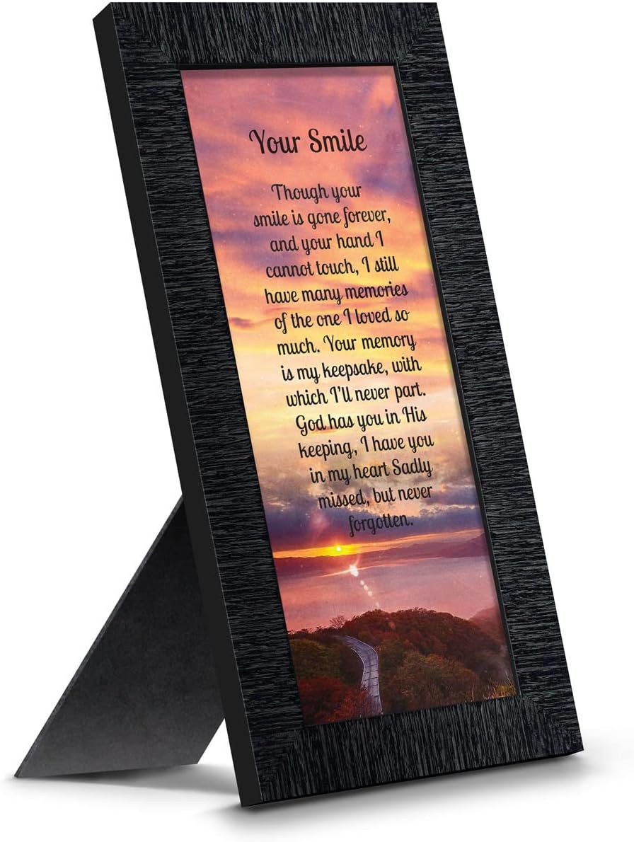 Crossroads Home Décor Sympathy Gift Picture Frames In Memory of Loved One, Loss of Father Gift, 7363CH