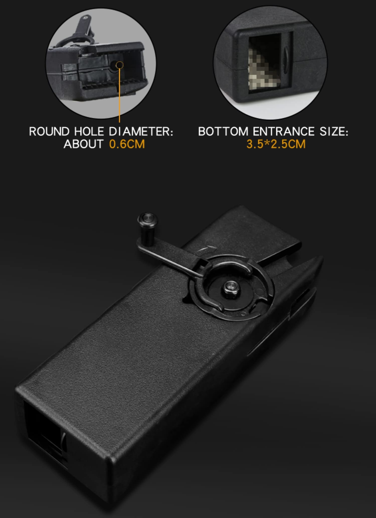Airsoft Speed Loader M4 Hand Crank Magazine 6MM 1000 Tours Caricabatterie rapido