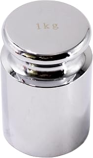 HFS 1000g M2 Class Chrome Calibration Weight - Durable Steel Balance for Digital Pocket Scales 1KG