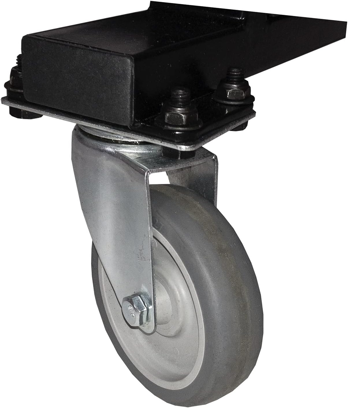 Champion Sports Deluxe Heavy Duty Basketball Storage Cart with Locking Swivel Caster Wheels (Black)