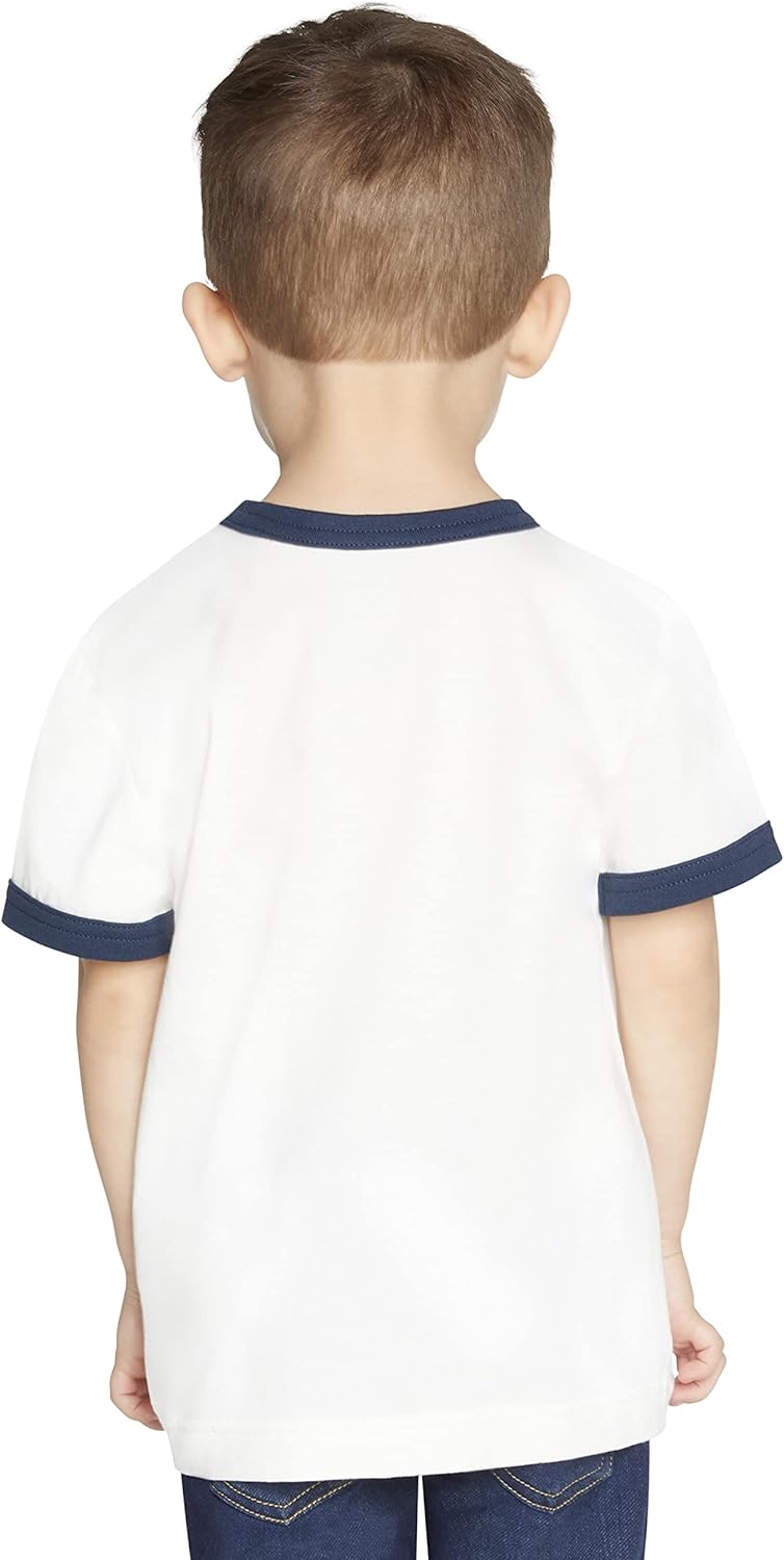 Levi's Boys' Classic Batwing T-Shirt 2T White Ringer