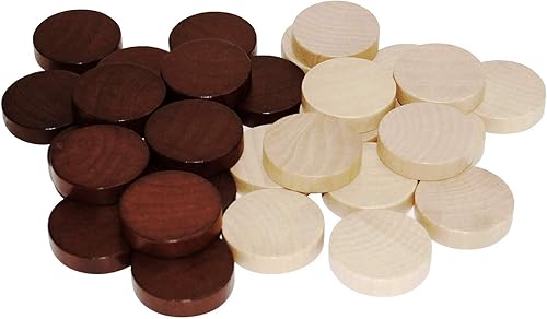 Miniatura 7 de ASNEY Juego de piezas de backgammon de madera, piezas de madera maciza, juego de mesa de juego de mesa y 5 dados, incluye bolsa de almacenamiento