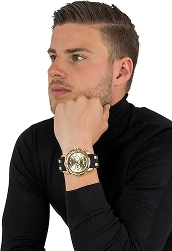 Miniatura 4 de Reloj Invicta Pro Driver 17885 para caballero de acero inoxidable con revestimiento iónico y correa de poliuretano