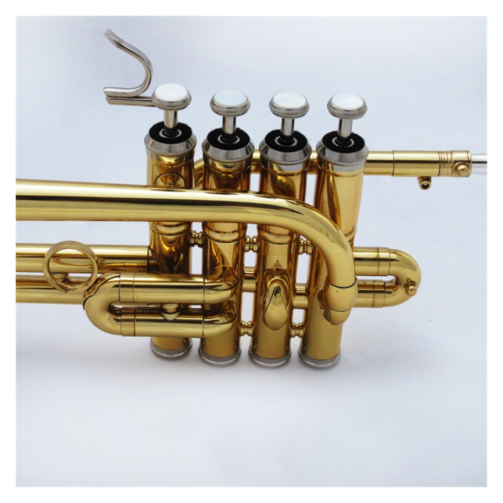 BABYCE Trompete Blasinstrument Blechbläser-Sopran-Trompeten-Blaskapelle, Die Professionell Instrumente In Der Tonart B-Dur Eine Oktave Höher Spielt