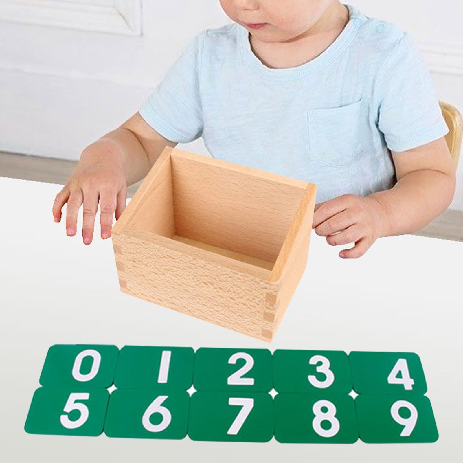 Cartes de Chiffres pour L'apprentissage Précoce, Outil Pédagogique de 0 à 9 pour Les Enfants D'âge Préscolaire, Professionnel