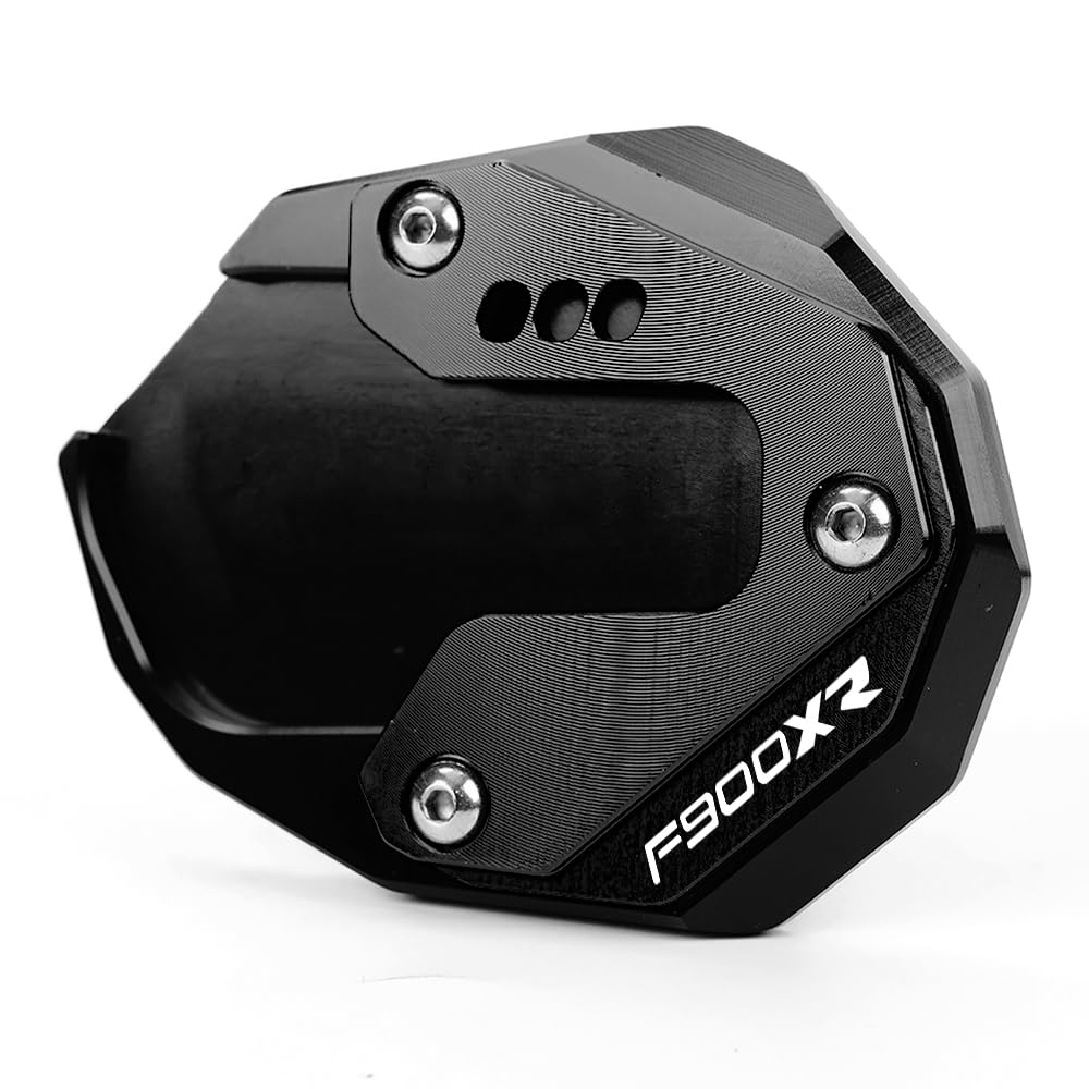 Kompatibel mit F900XR F900 XR F 900 XR R 900XR 2020-2023 2024 2025 Zubehör Motorrad Ständer Seitenständer Vergrößern Verlängerungspad Stützpolster Platte (Schwarz)