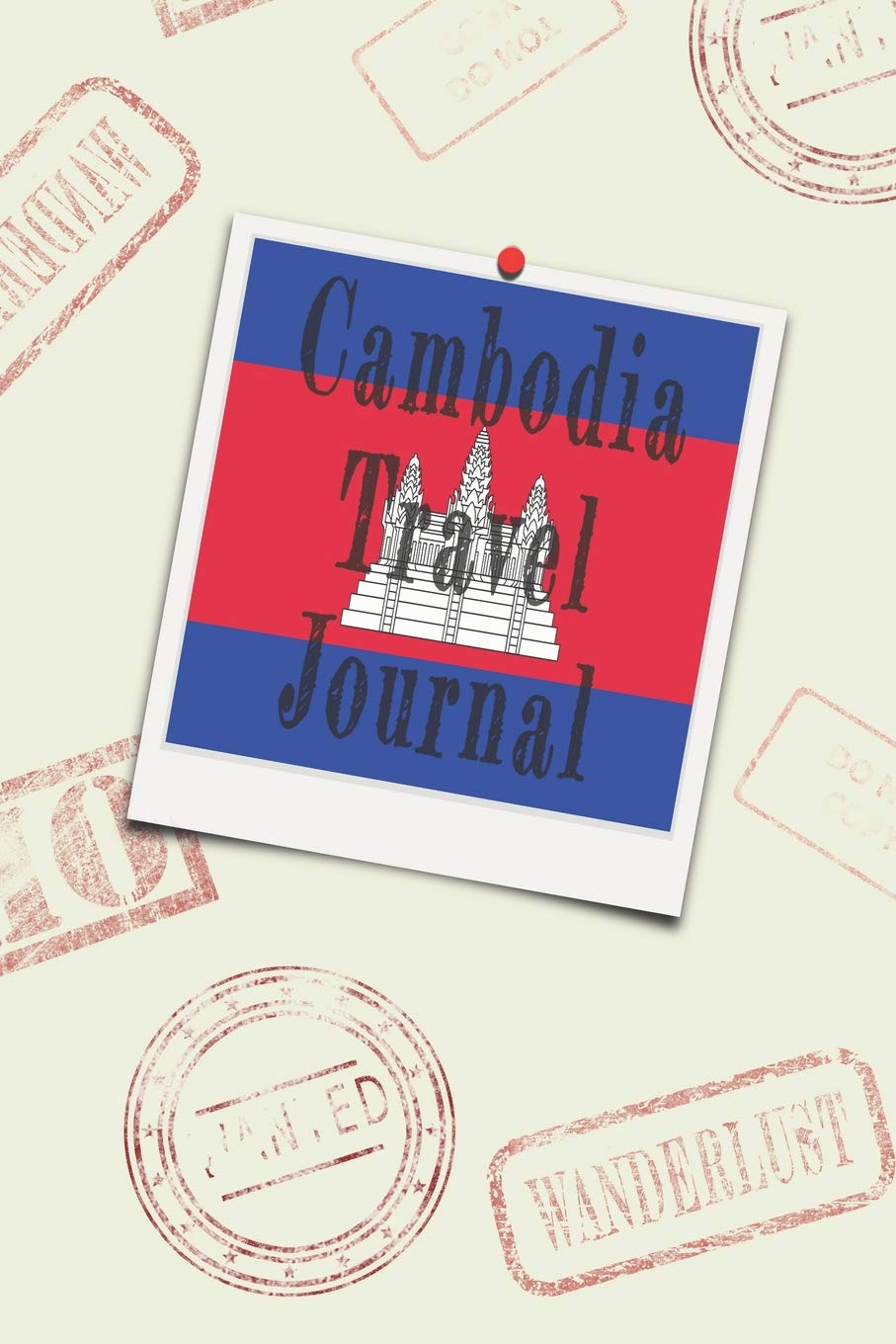 Cambodia Travel Journal: Blank lined diary