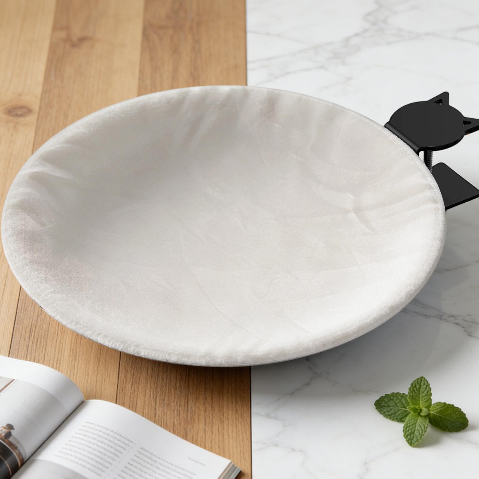 CatDesk - Accesorio para cama con clip – 40 x 40 x 7 cm, para gatos, soporte extraíble y lavable, accesorio de escalada para interiores, dormitorio, escritorio, mesa