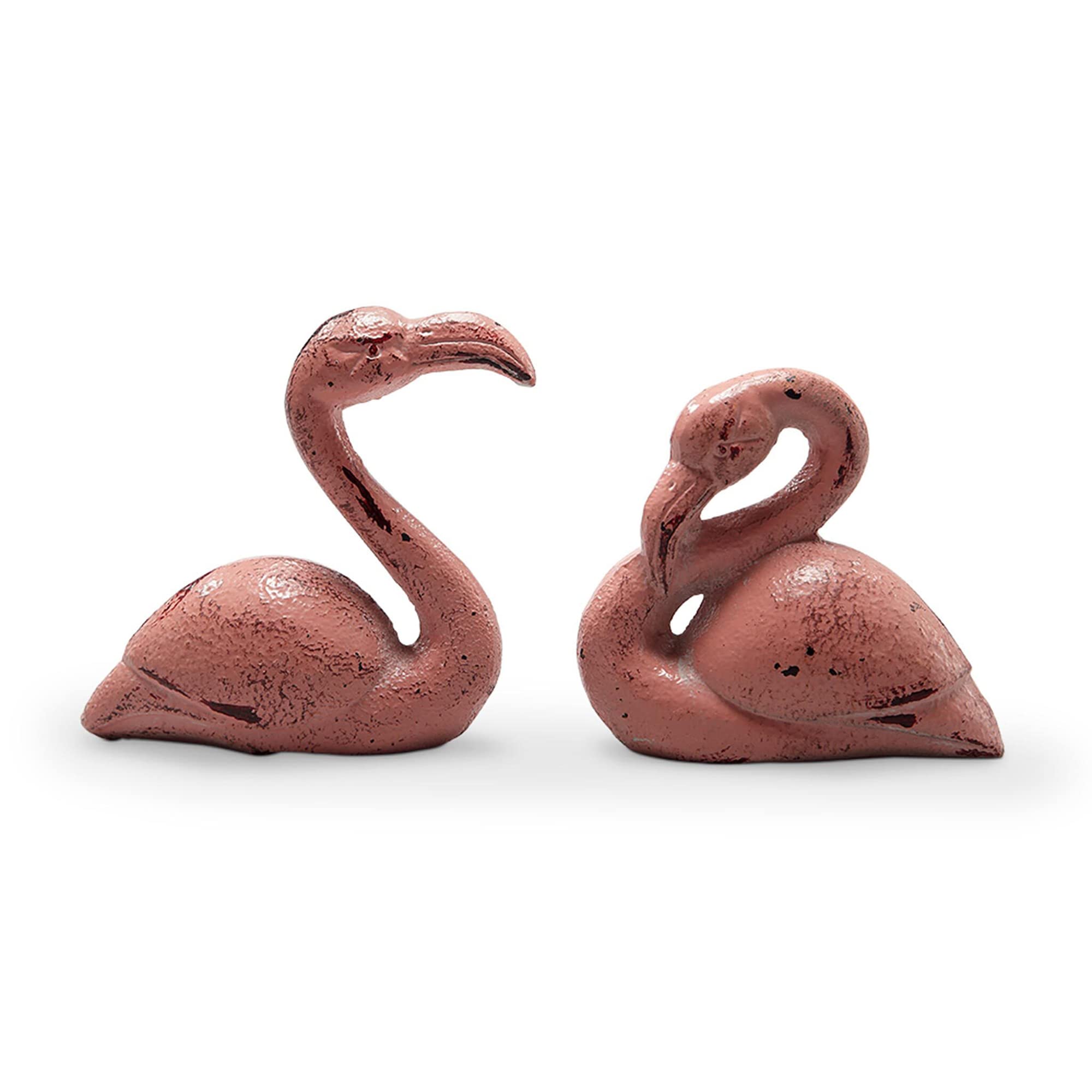 Mini flamants roses SPI Home lot de 2 pour embellir un balcon ou creer un mini jardin