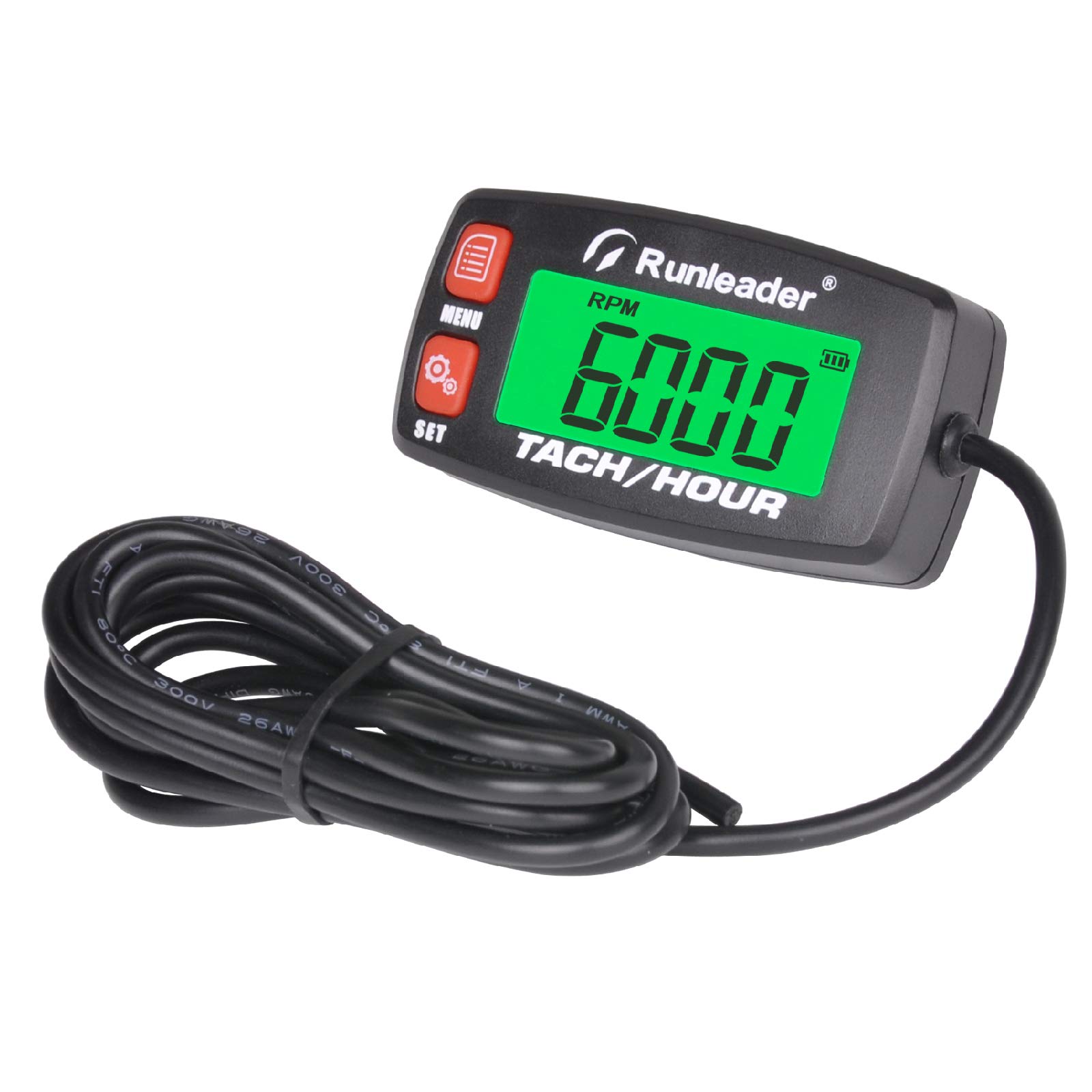 Buy Runleader Digital Tach Hour Meter, RPM Gauge Meter,Backlight