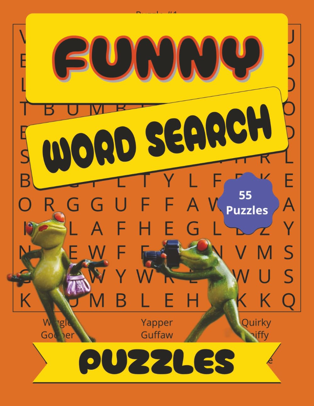Funny Word Search Puzzles: A Hilarious 55-Puzzle Word Search Book for Adults | 8x11 Large Print, 110 Pages of Laugh-Out-Loud Brain Games