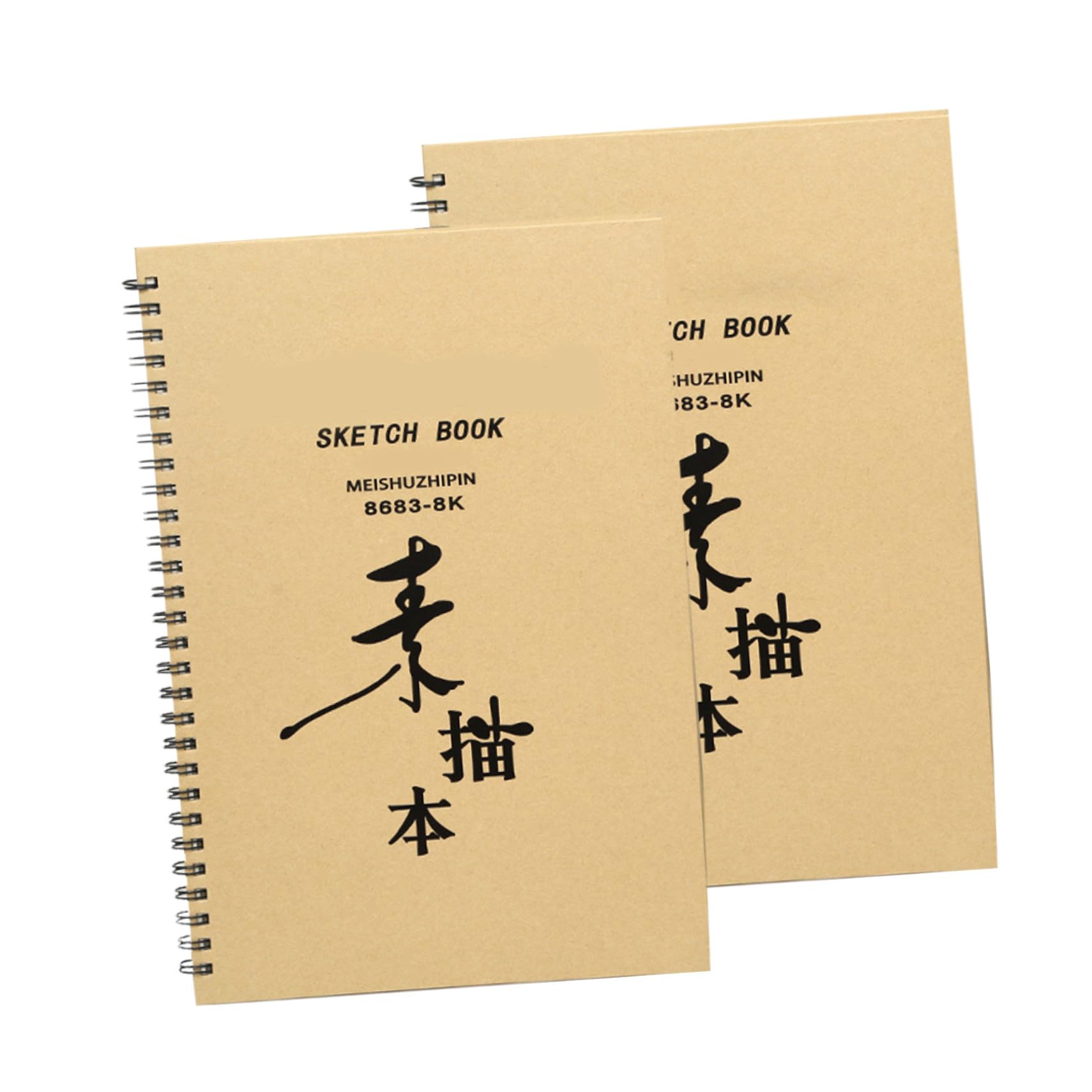 Lot de 2 carnets de croquis VICASKY pour étudiants avec papier à dessin résistant