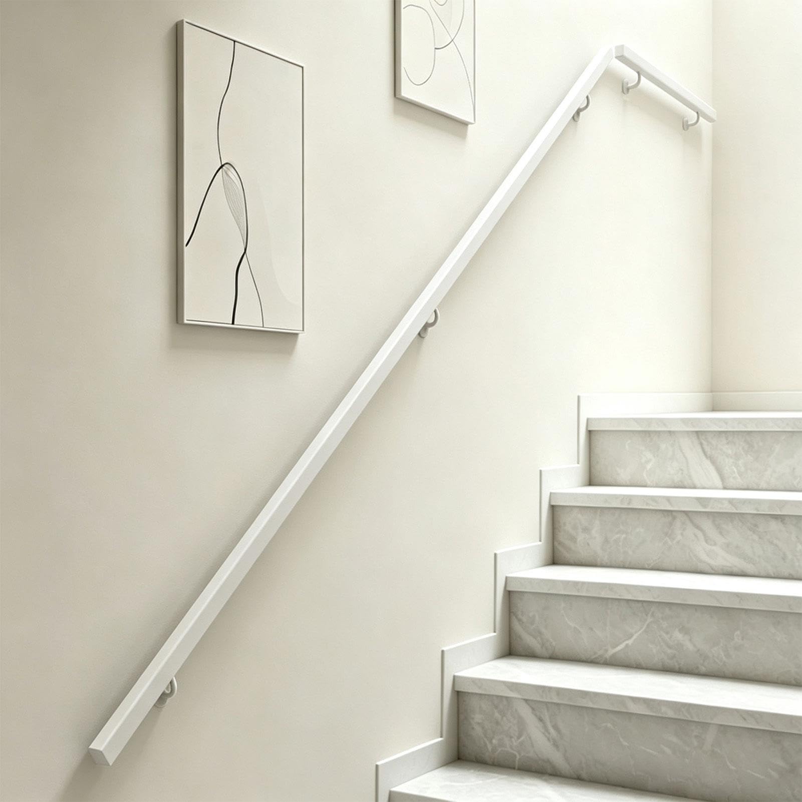 1Fuß - 20Fuß modernes Treppengeländer｜Metallhandlauf für Innentreppen