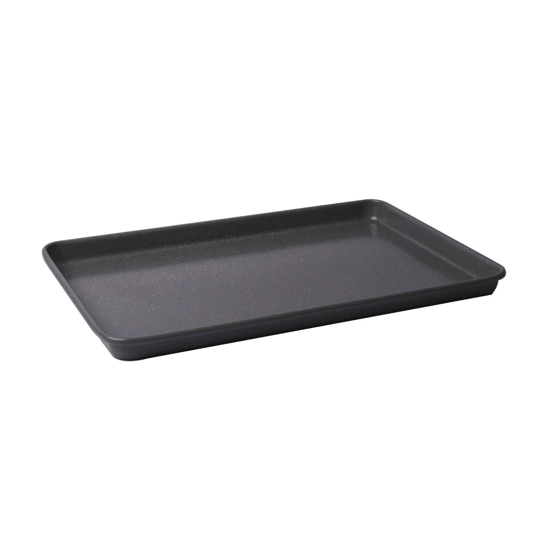 CasaWare 3-teiliges Backformen-Set für Kekse, 38,1 x 25,4 x 2,5 cm, silberner Granit