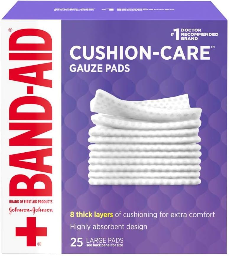 First Aid Gauze Pads 4" x 4" 25 CT (Box of 25)