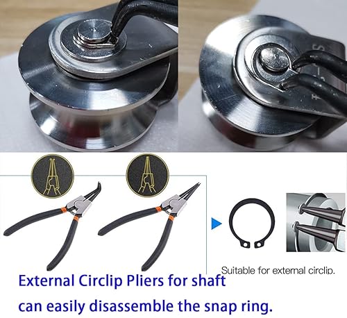 Miniatura 7 de Rueda de polea con 2 rodamientos, bloque de polea de hombro de polea de cable resistente para línea de lavadocarga de cuerda 880lb400Kg