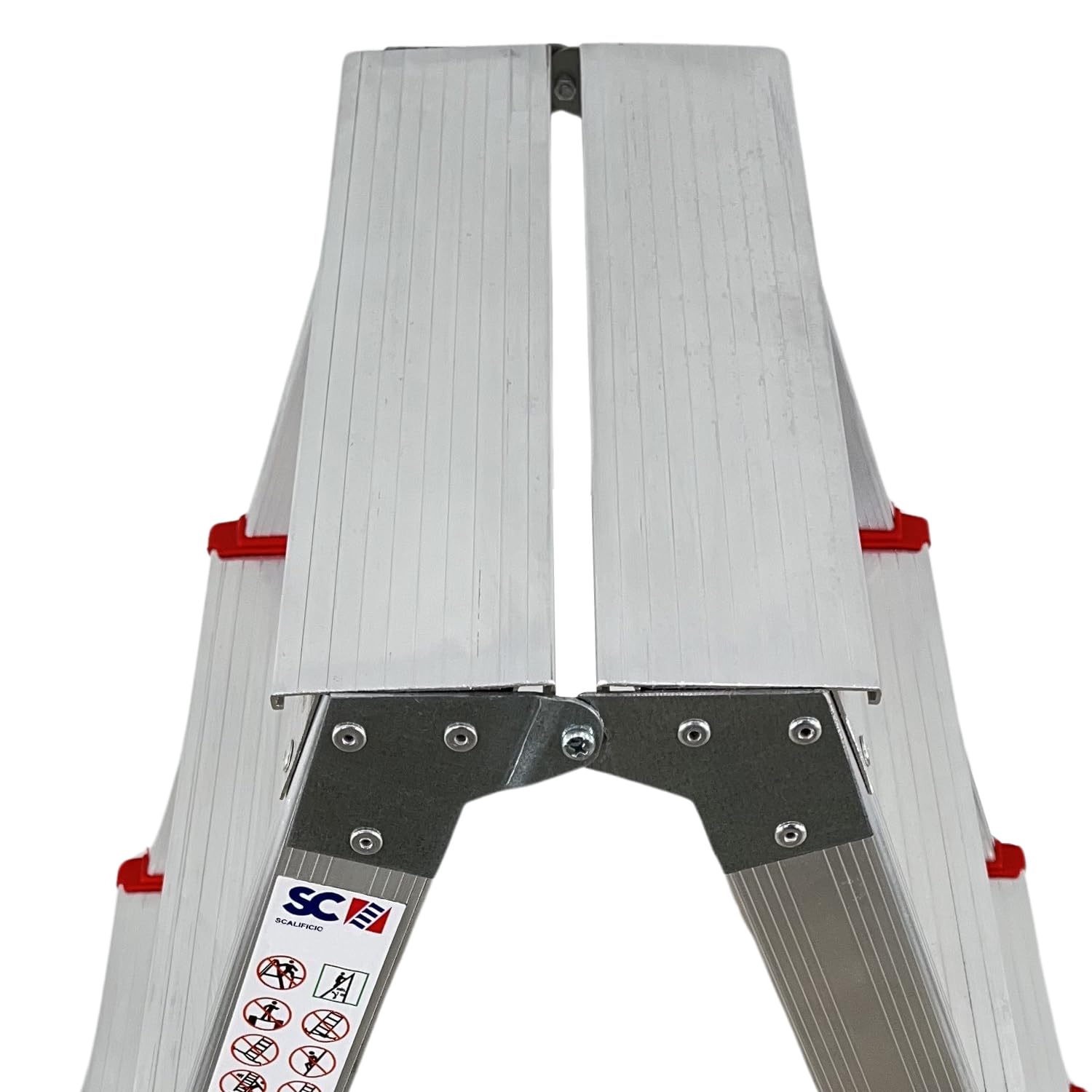 Scala Pieghevole Singola Scala Pieghevole Metaltex Pireneo - 2 Gradini, 47x53x83 Cm, Per Cucina E Casa Scaletta Pieghevole 2 Gradini