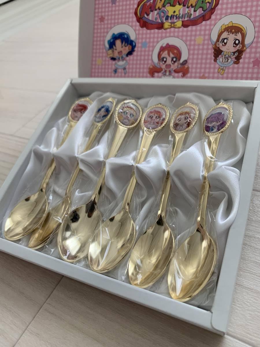 キラキラ☆プリキュアアラモード　レッツ・ラ・クッキング ゴールドスプーンセット Amazon | キラキラ プリキュアアラモード レッツクッキング ゴールド