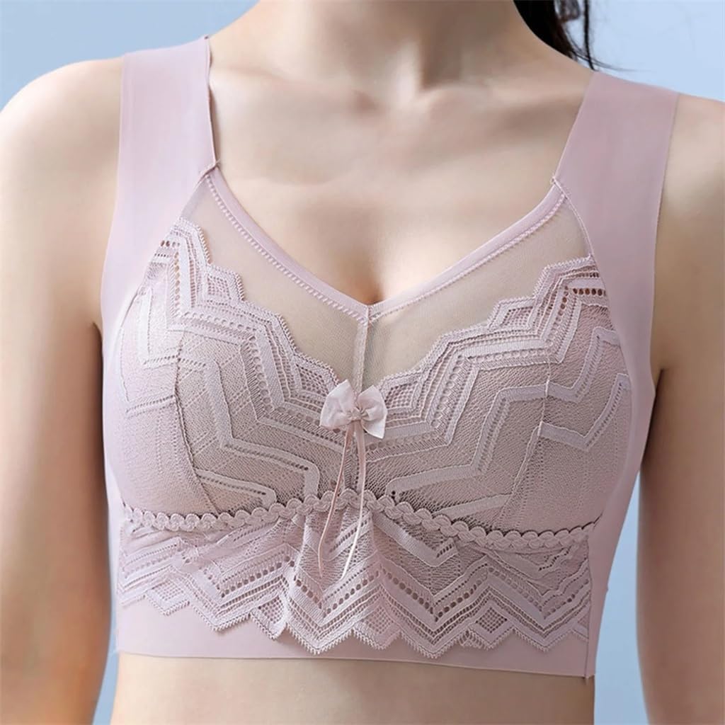 Ladies Beautiful Back Bra Big Breasts Small Thin Seamless Lingerie Sexy Sports