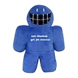 Forsaken BluuDude Plushie, 10 Inch Stuffed Toy, Soft Plush Figure, Gaming Collectible, Game Room Decor, Blue Plush, Gift for Gamers and Fans (25cm)