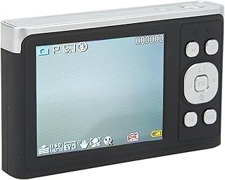 Câmera portátil, 16X Zoom AF Autofoco 2.88in IPS HD Tela Câmera digital para gravação de vídeo(Preto)