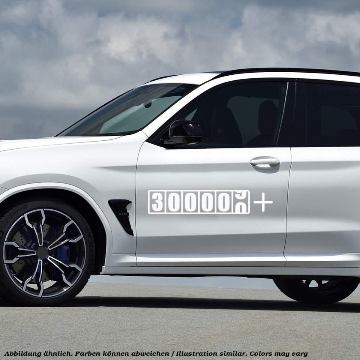 300000+ Miglia Adesivo Vinile Decalcomania 300K Chilometraggio Alto Km