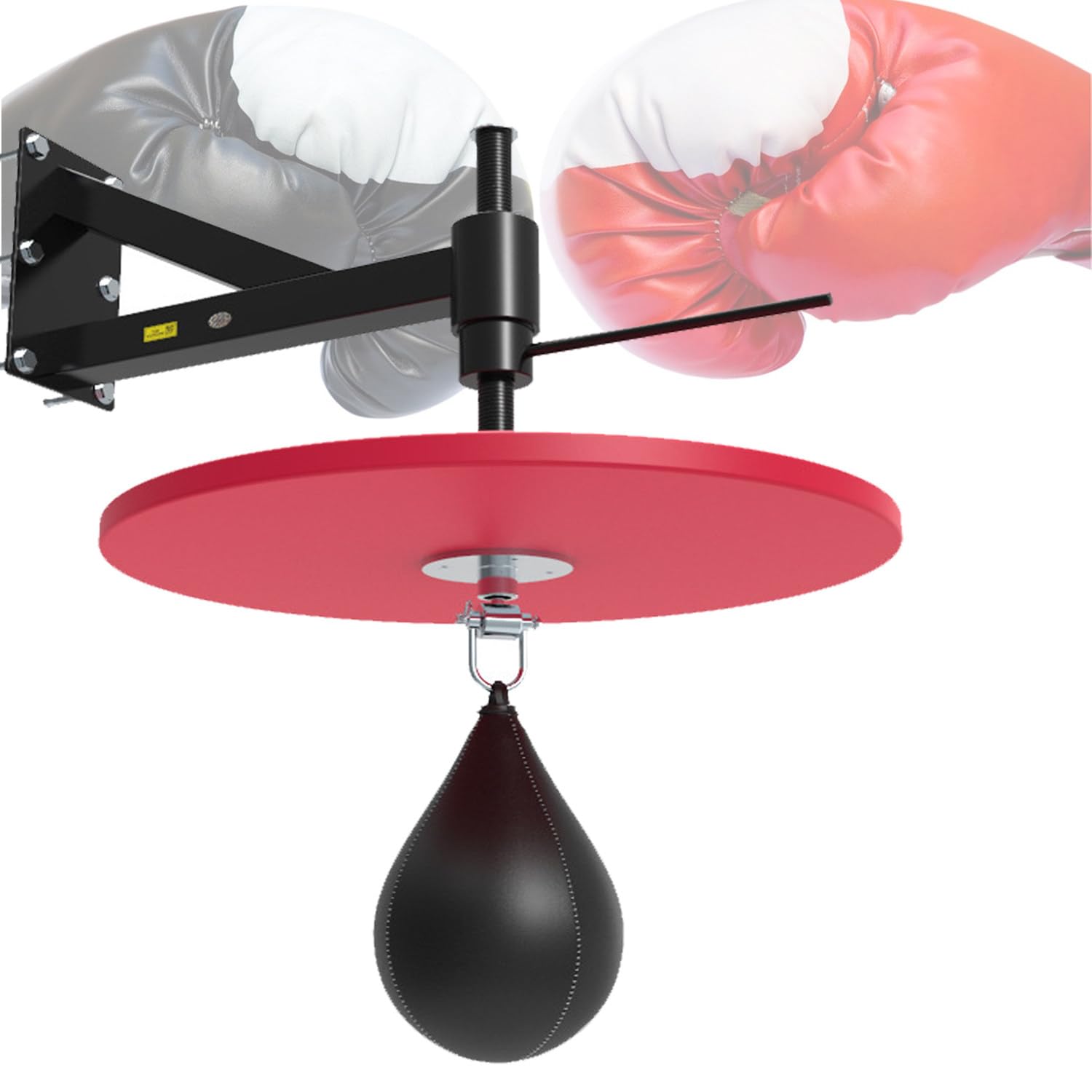 Boxen Reflex Ball,Speed Bag Für Boxen,Boxbirne Hängend,Adjustable Height Speed Bag Platform,Heavy Duty Boxing Training Equipment,Für Erwachsene Bauen Ausdauer Speedball