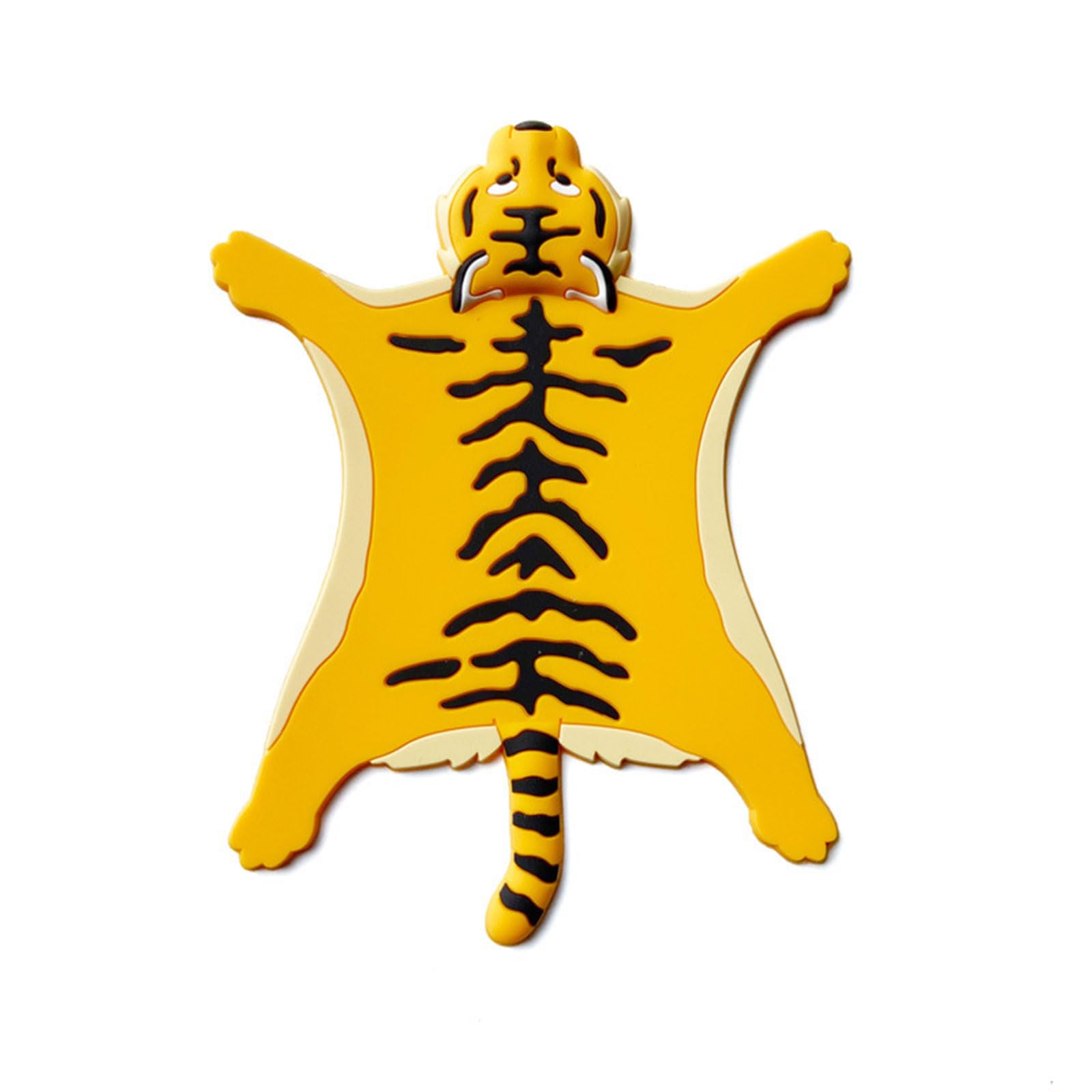Mekalero Cartoon Animal Silicone Insulated Water for Ceramic Leopard Cartoon Shape Cup Mat Heat Insulation