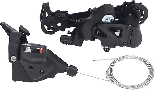 Miniatura 9 de Conjunto de 9 velocidades, kit de carcasa de cambio múltiple ancho de 11 a 40T para palanca de cambios, palanca de cambios, juego de cadena de