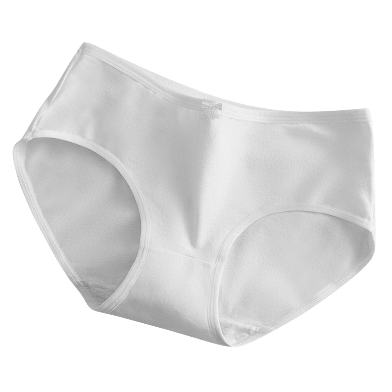 Womens Underwear High Waist Cotton Underwear Soft Underpant Sexy Seamless Stretchy Briefs Full Coverage Cheeky Bikini Panty
