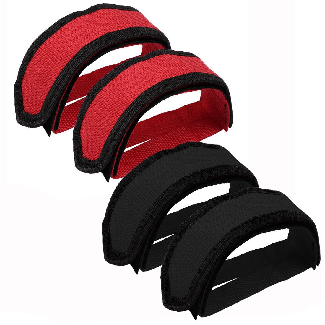 MRTURK REVHQ 2 Pair Bike Pedal Straps Pedal Toe Clips Straps Tape for Fixed Gear Bike