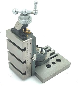 MachEl Design Patent Mini Vertical Milling Slide with Base Plate - for Direct Mounting on 7 x 14 Mini Lathe Swivel Type-No Clamps