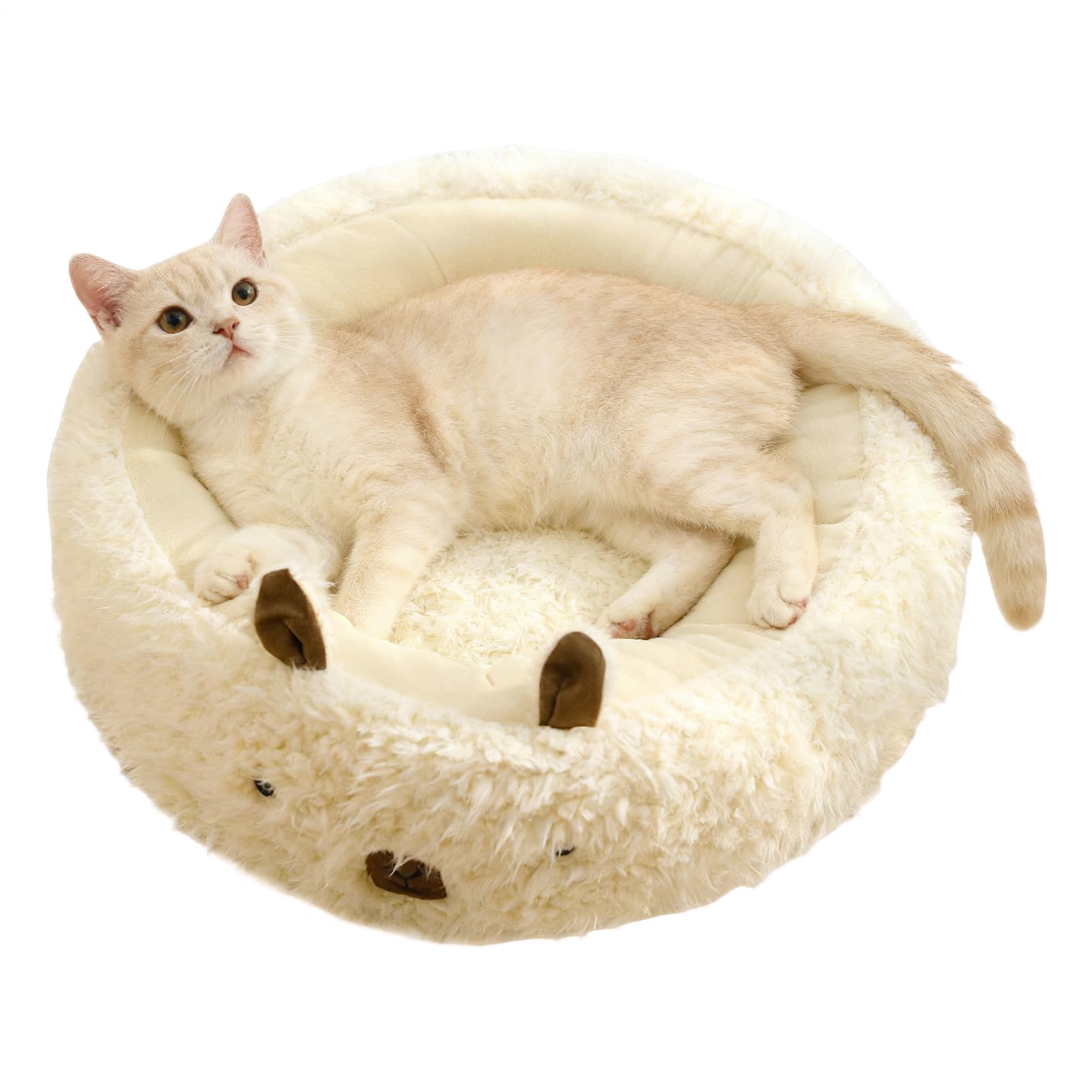 Cama para gatos de interior cueva de descanso para cachorros