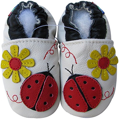Carozoo 18 Designs Baby Shoes Leather Soft Sole Prewalker Crib Slippers Toddler Kids Shoes (0-6 Months to 7-8 Years)