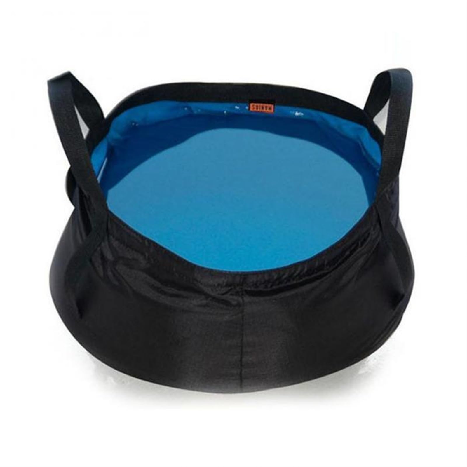 JINGYAN Collapsible washing up Bowls Wash Basin Camping Outdoor Bucket(Blue)