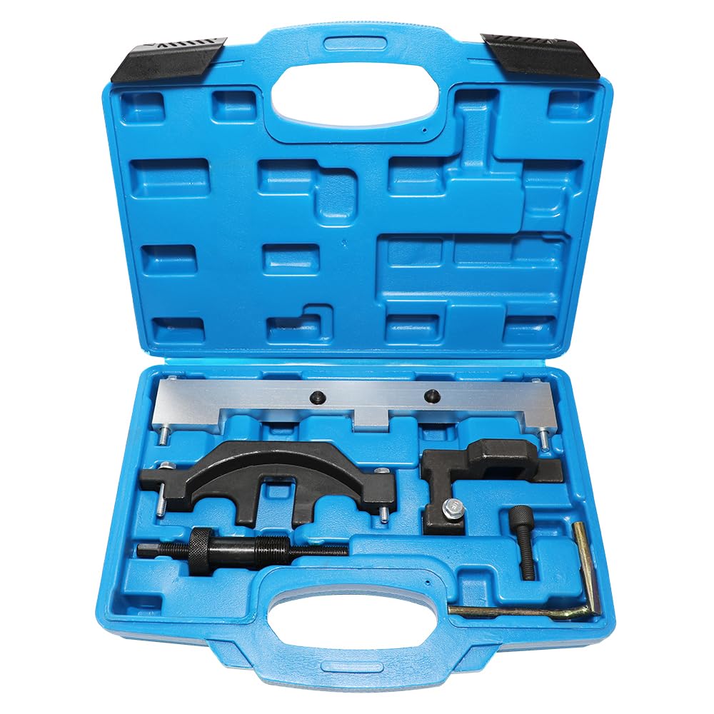 DPTOOL Kit d'outils de Calage d'arbre à cames de Vilebrequin de Moteur Compatible avec BMW N40 N45 N45T 116i 316i Remplace 117260, 119340, 119341, 117250, 117251, 117252, 117253, 119190