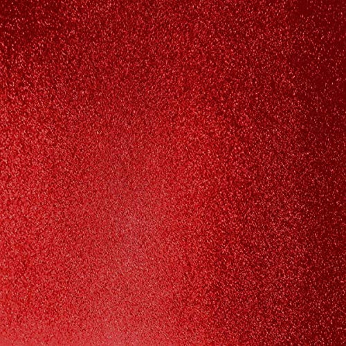 Dubflex Placa Em Eva Com Gliter 60x40cm, Vermelho, pacote com 5 unidades