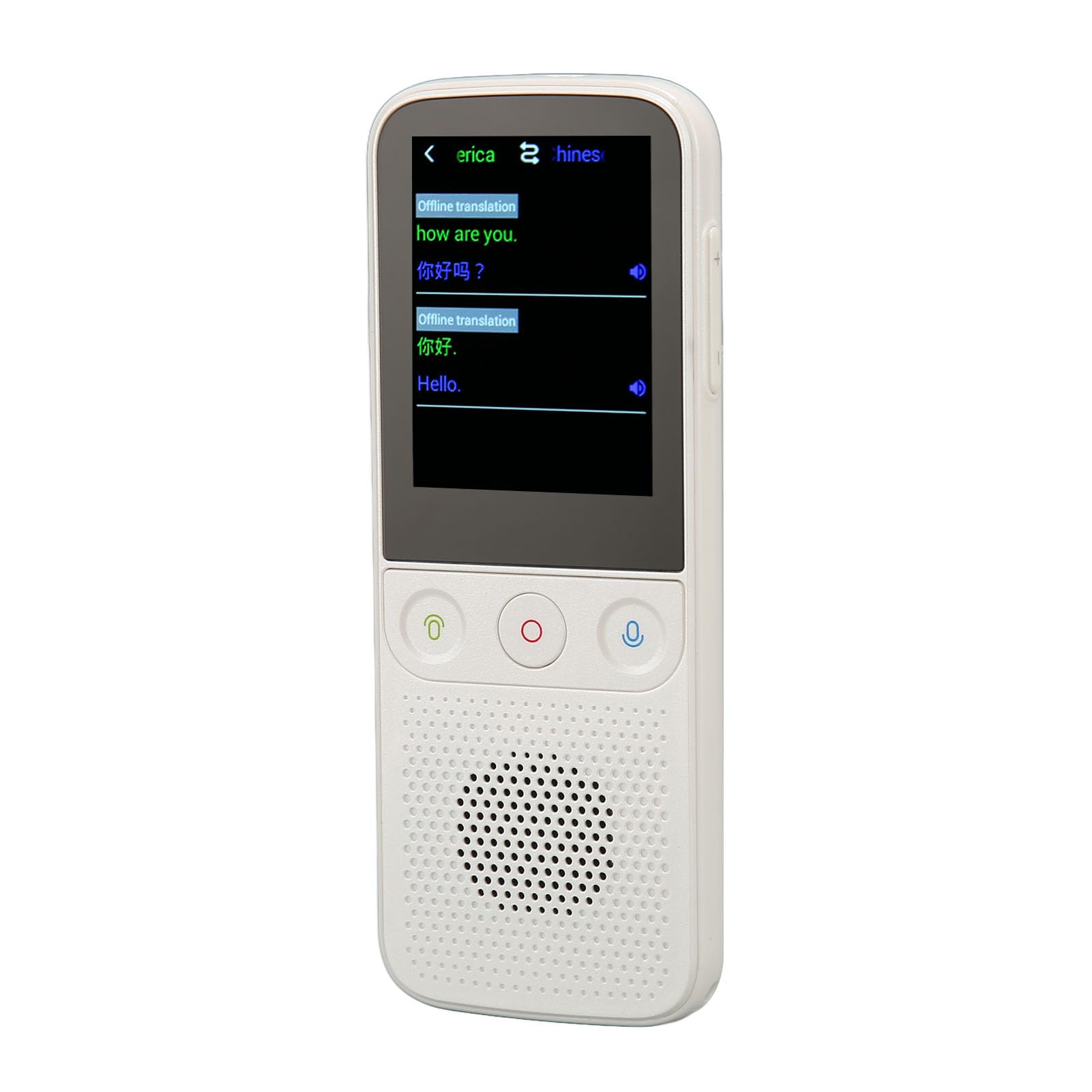 Dispositif de Traduction Vocale Intelligent, 138 Langues, (White)