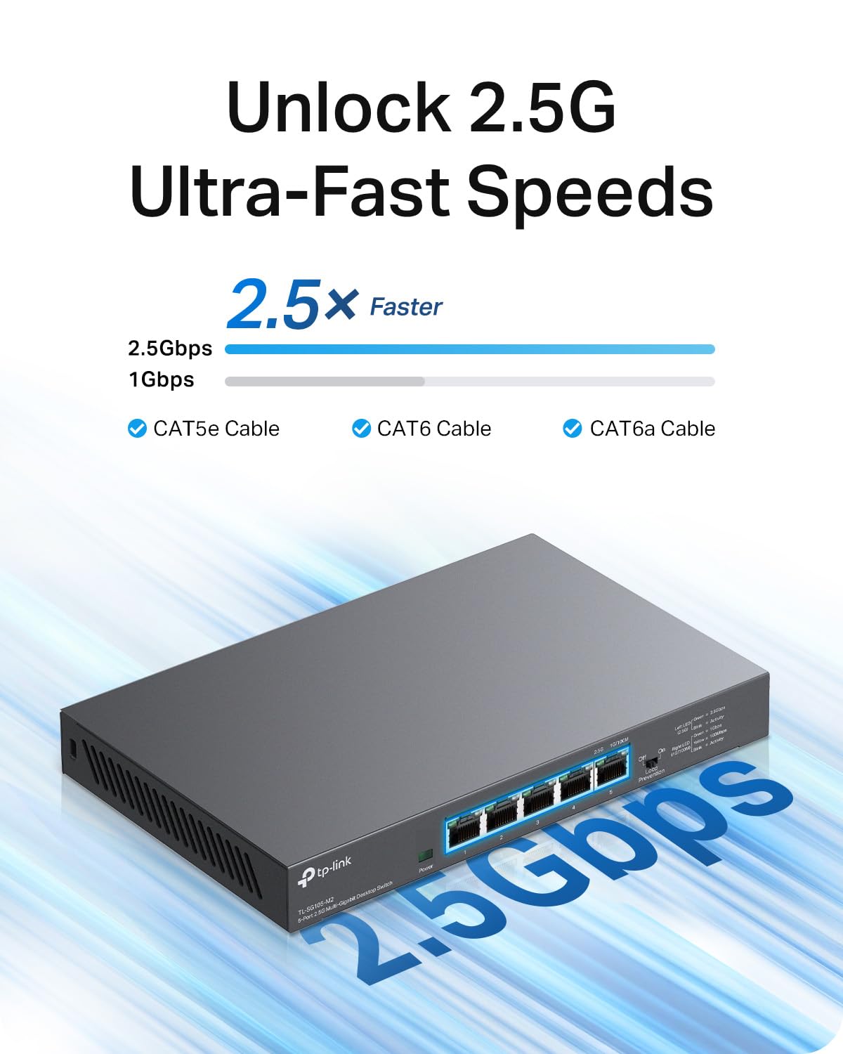 TP-Link 5ポート2.5Gbps スイッチングハブ TL-SG105-M2 Amazon.com: TP-Link TL-SG105-M2, 5 Port Multi-Gigabit Unmanaged