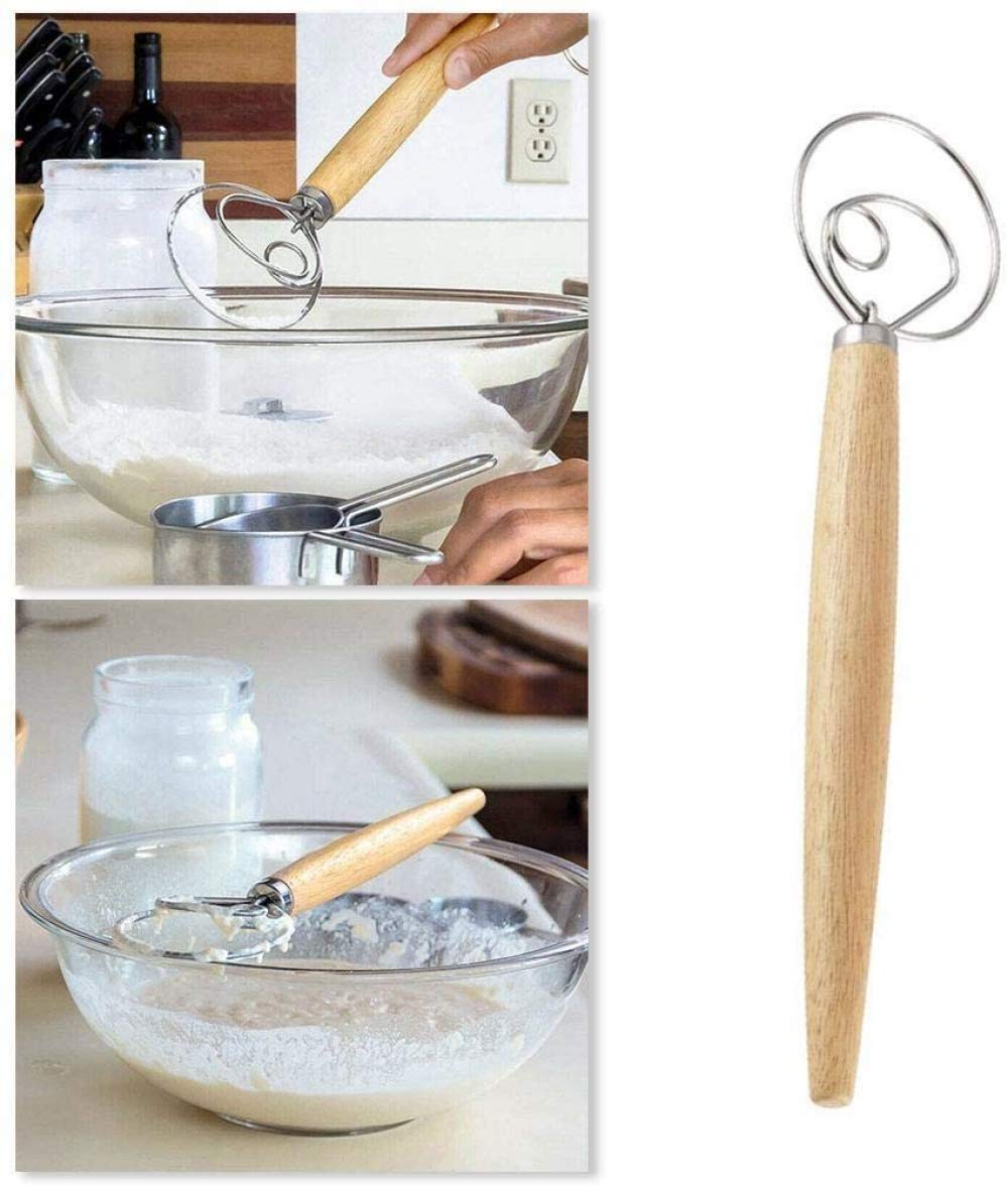 Pastry Blender Stainless Steel Dough Mixer Manual Dough Mixer DIY Bread  Beater Bakeware Biscuit Dumpling Dessert Meringue Egg Pizza Danish Dough  Mixing Tool With Bench Scraper