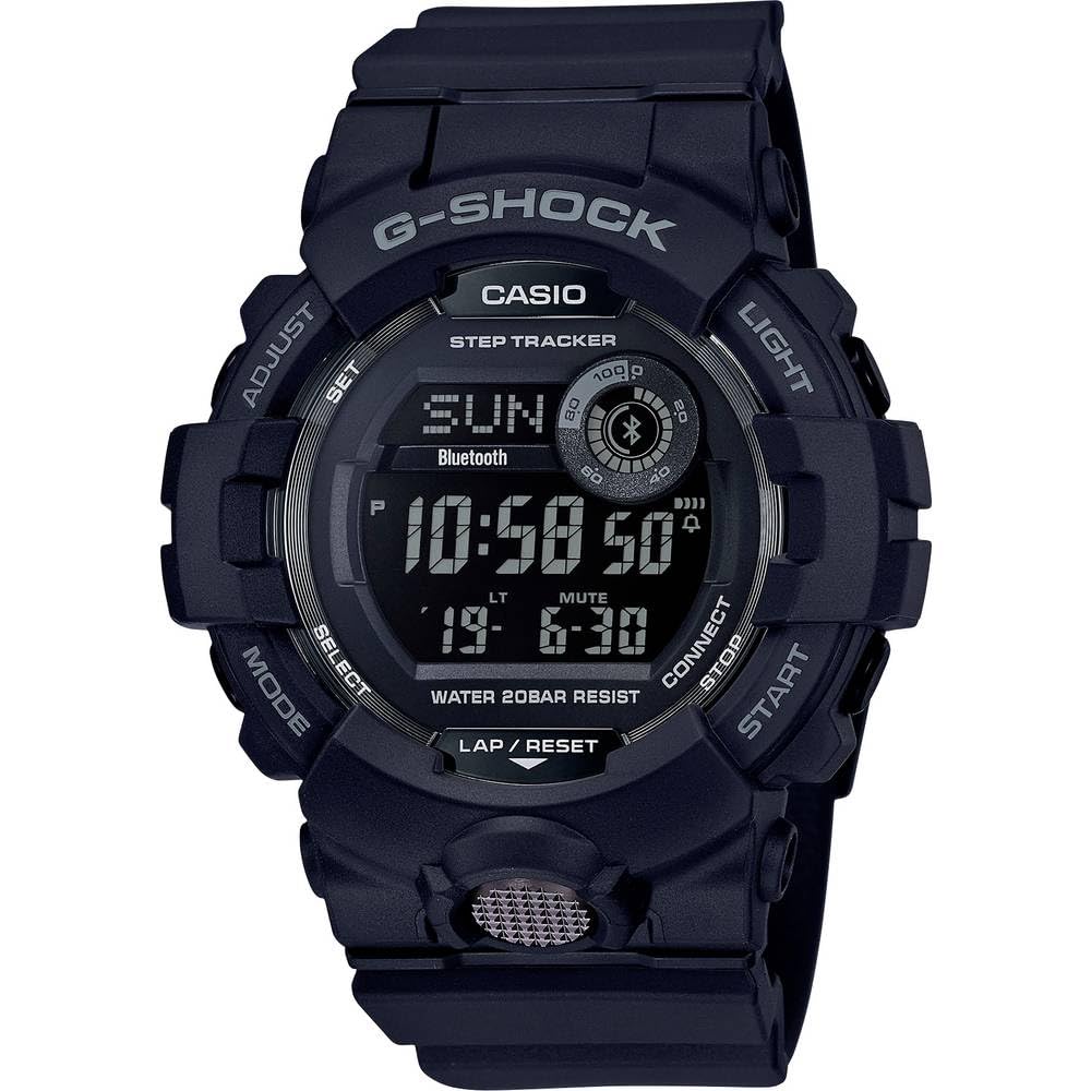 Casio Mens Quartz Watch, digital Display and Resin Strap GBD-800-1BER