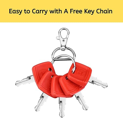 Miniatura 2 de RE183935 Llave de encendido compatible con tractor John Deere - Llaves de encendido de tractor RE71557 aptas para tractor John Deere 3033R 3320 5525