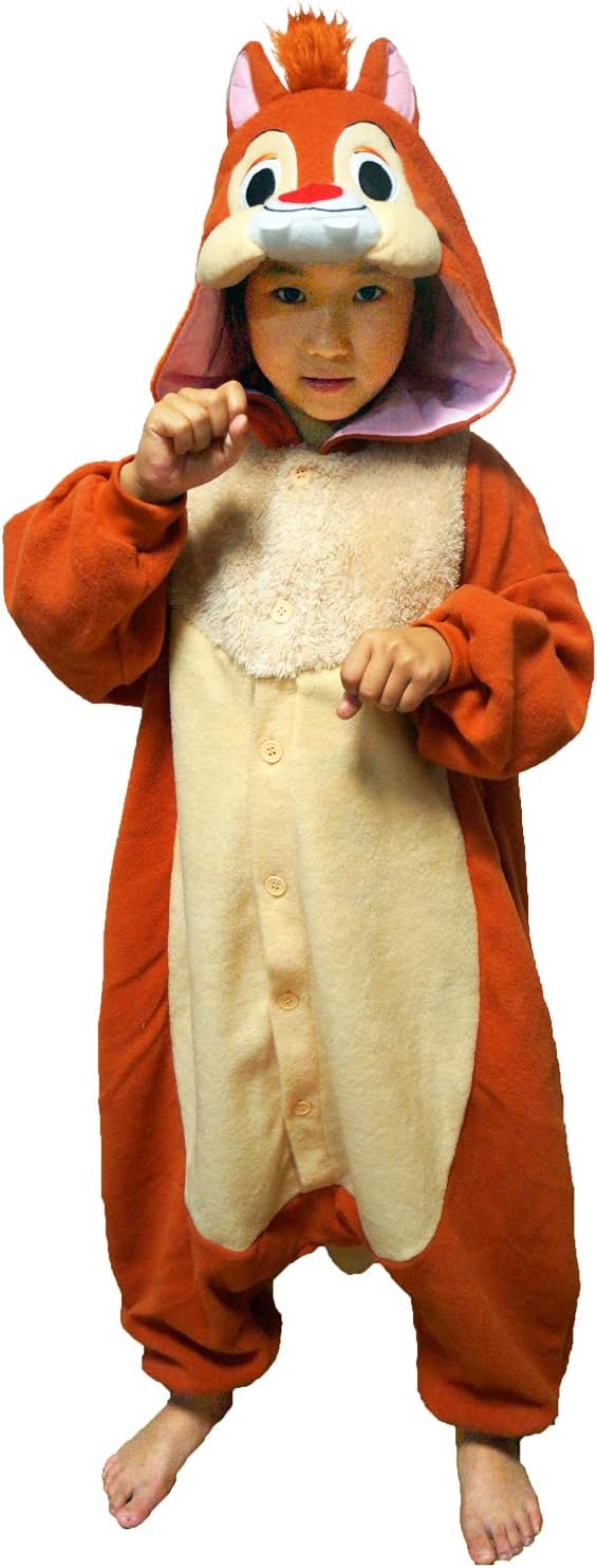 Sazac サザック 買物 フリース 子供用 着ぐるみ デール Disney 130cm チップとデール ディズニー