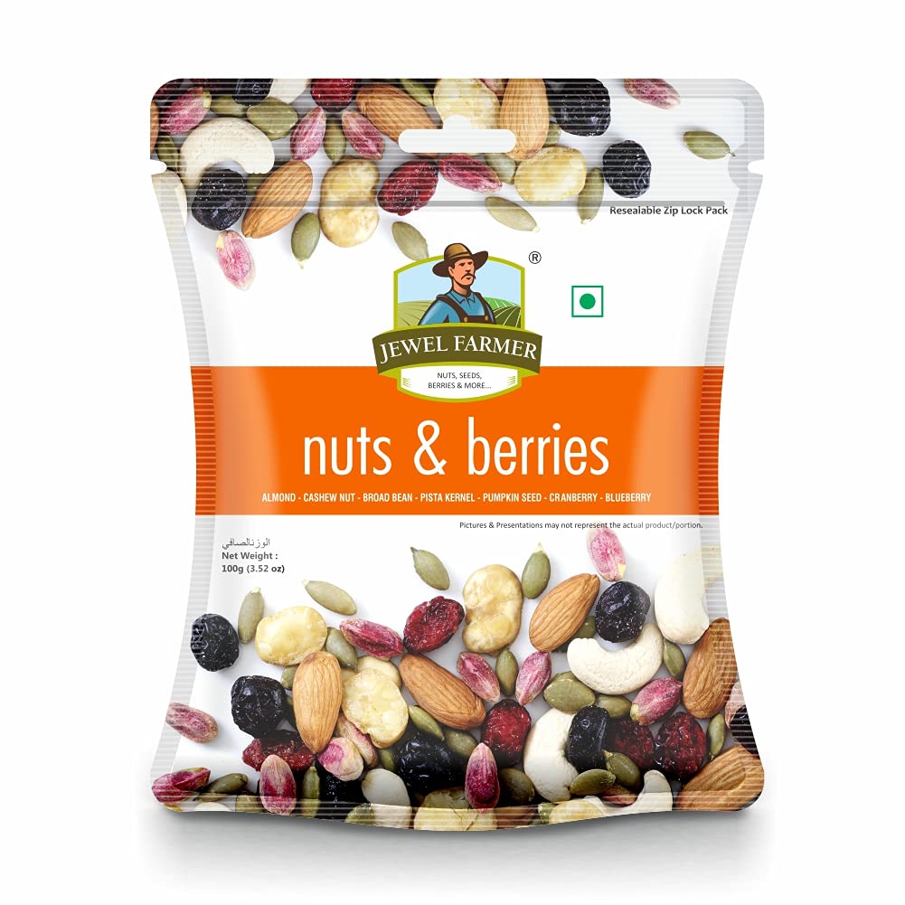 See full amazon price history chart for JEWEL FARMER Nuts & Berries Mix with Almonds, Cashew Nut, Pista, Broad Bean, Pumpkin Seed, Cranberry, Blueberry (100g) JEWEL FARMER Nuts & Berries Mix with Almonds, Cashew Nut, Pista, Broad Bean, Pumpkin Seed, Cranberry, Blueberry (100g) (B095GWZJ5T) Amazon Price History, Amazon Price Tracker